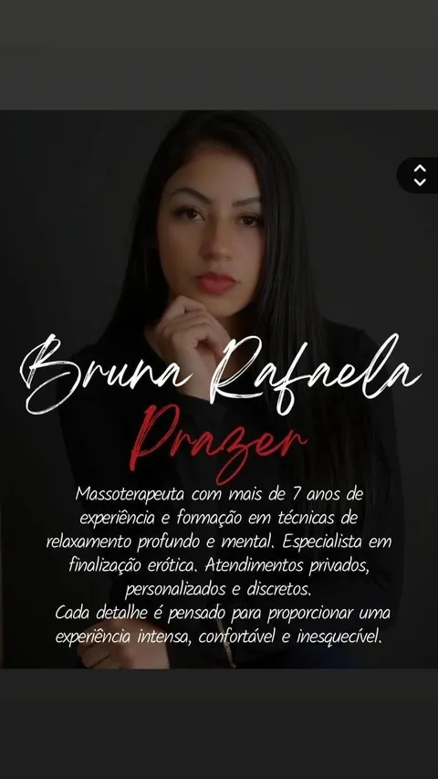 Apresentação profissional de Bruna Rafaela
